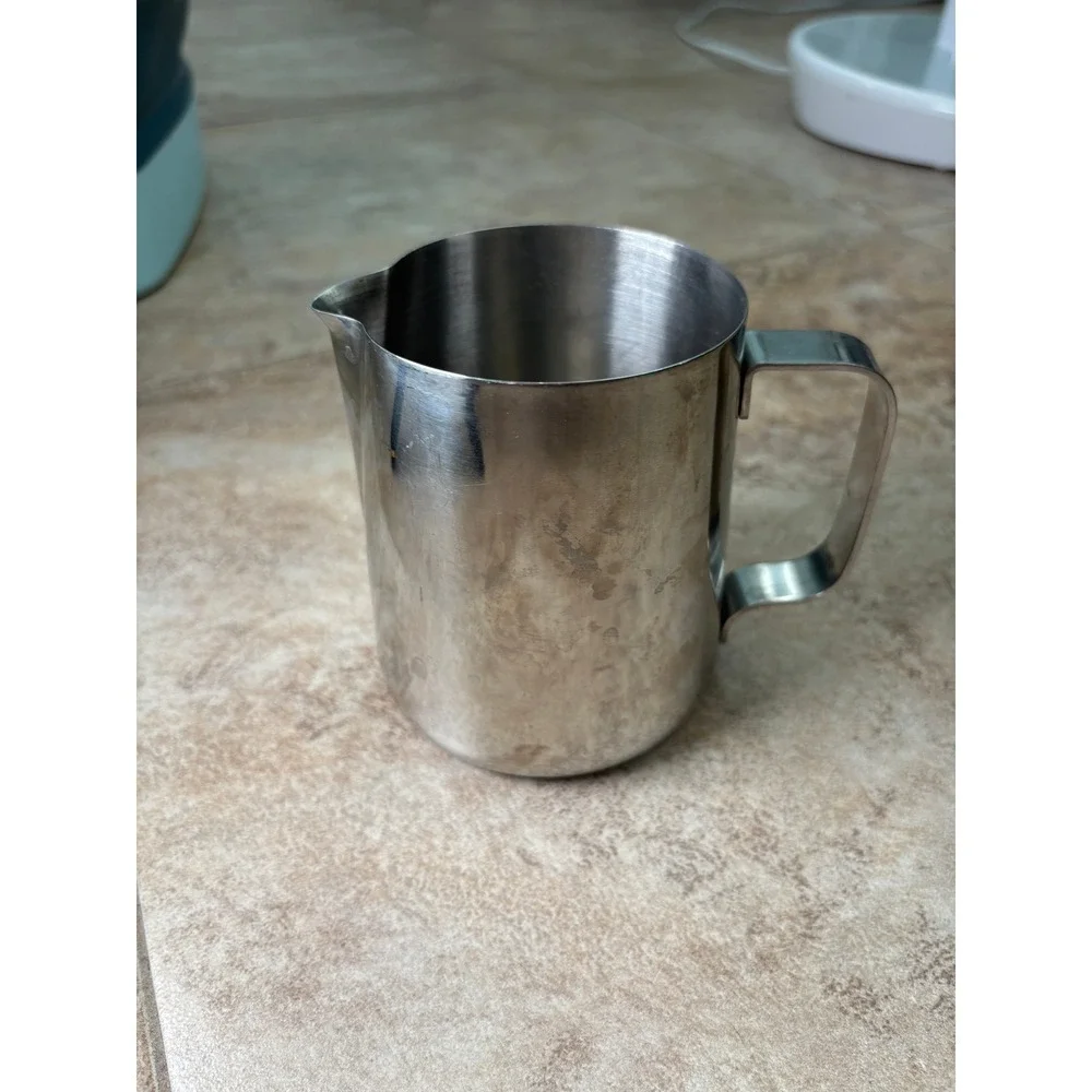 Stainless Steel Milk Frothing Pitcher Espresso Latte Art Steaming Cup 4.5 inch